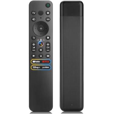 Imagem de Controle remoto de voz para Sony Smart TV-controle remoto de substituição, controle remoto universal para Smart Google TVs Sony Bravia XR 4K HDR Series
