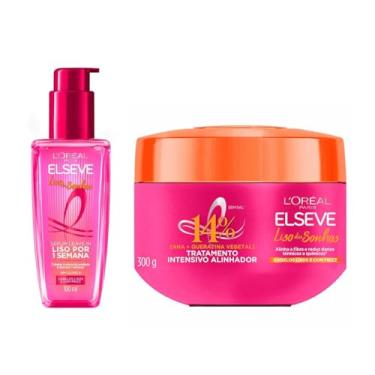 Imagem de Kit Elseve Liso dos Sonhos Máscara + Sérum Alinhador