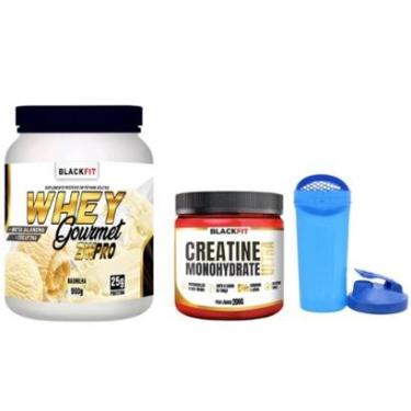 Imagem de Whey Protein Com Beta alanina e creatina que Growth Creatina BCAA Pré Treino + Coqueteleira-Unissex