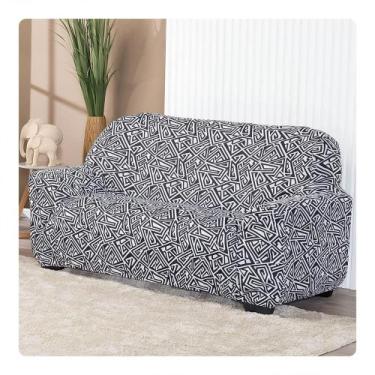 Imagem de Capa Para Sofá Avulsa 3 lugares Estampada - Shop CasaNobre, Geométrico