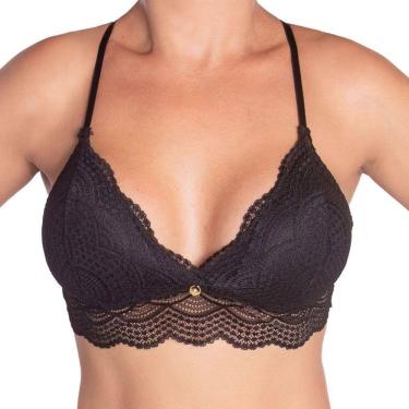 Imagem de Sutiã cropped bojo removível com renda Nayane Rodrigues 