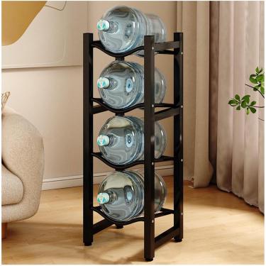 Imagem de Porto de garrafas de água com jarro de água 5 galões, dispensador de água pesada, rack de jarro de água de água, organização de cozinha da prateleira de armazenamento de água, para escritóri