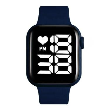 Imagem de Relógio Digital Sport Led Masculino Feminino Adulto Infantil 021 Marin