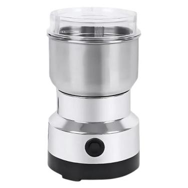 Imagem de Moedor Café Elétrico Moinho Grãos Aço Inox Farinha Doméstica - Shophal
