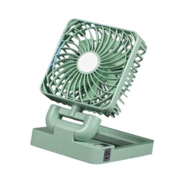 Imagem de Generic Ventilador de refrigeração para veículos, elétrico e movido a energia solar, circulador de ar, ventilador para veículos automotivos, para RV, Cabeça única Verde