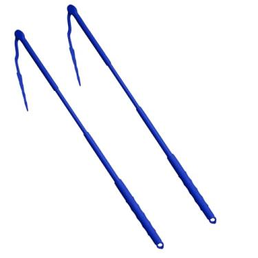 Imagem de Yeebeny 2 peças de alças de substituição compatíveis com refil Swiffer Duster, alças Swiffer de 3 pés apenas, haste estendida, refis de espanador de remoção de comprimento ajustável (azul)