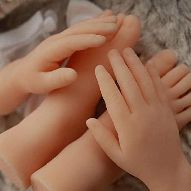 Imagem de Manequim Mão Mão Decorativa, 1 Par De Modelo De Silicone Flexível E Livremente Ajustável O Suporte De Anel Suporte De Jóias Presentes De Desenho De Arte Para Pintores