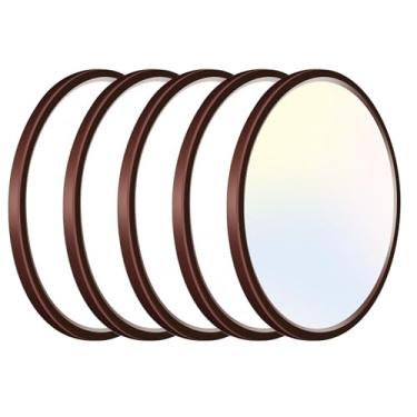 Imagem de hepside Pacote Com 4 Luminárias De Teto Led Embutidas Em Bronze Polido A Óleo, 12 Polegadas, 28 W, Reguláveis 3000 K-4500 K-6000 K, Lâmpada 3 Cores, 3200 Lm, Perfil Baixo Para Cozinha, Quarto E Corr