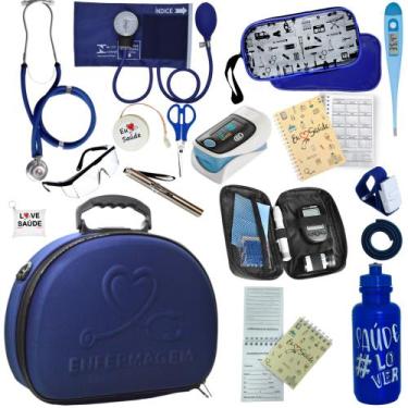 Imagem de Kit Enfermagem Super Luxo Maleta Exclusiva Completo - PA MED/ PREMIUM/