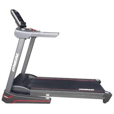 Imagem de Esteira Elétrica Dobrável com Inclinação Automática, 120kg, 16km/h, Painel Digital com MP3 e Contagem de passos – Para Casa e Condomínio