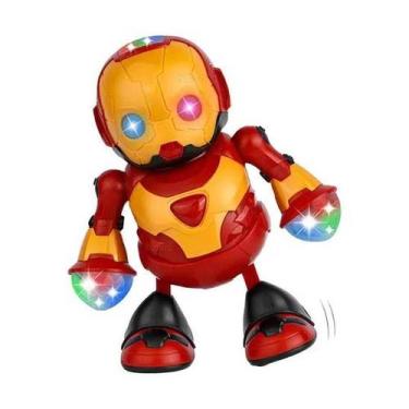 Imagem de Robô Dançarino Com Luz e Som Brinquedo Infantil Interativo - WELLMIX