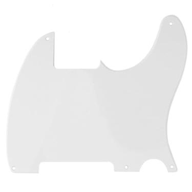 Imagem de Musiclily 5 Furos Escudo Guitarra Pickguard para Fender EUA/Mexicanao Telecaster Esquire,1 Camada Pergaminho