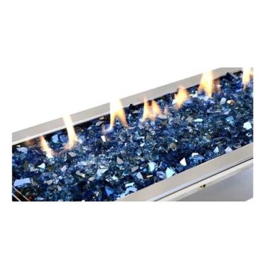 Imagem de Cristal Azul Calvert para Lareira a Gás e Etanol - K3 Imports