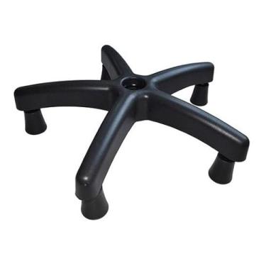 Imagem de Estrela para cadeira de Escritório Arcada Secretária com 5 Sapatas Fixas – Base Nylon para Cadeira Caixa até 100kg Escritex