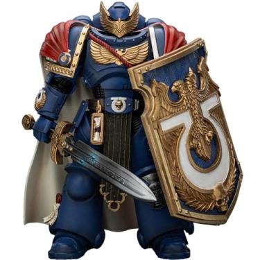 Imagem de JOYTOY Warhammer 40k Space Marine 2，Ultramarines Victrix Honour Guard with Storm Shield and Power Sword 1/18 Action Figure Collect and Display Model