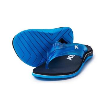 Imagem de Sandália Chinelo Kenner X Level Impermeável Macia DKB 05, Azul, 37