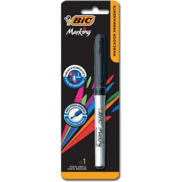 Imagem de Pincel Marcador Permanente Marking 1.1mm Preto - Bic