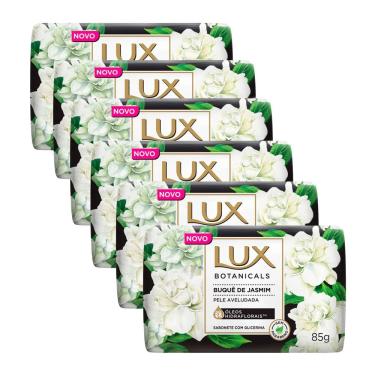 Imagem de Sabonete em Barra Lux Botanicals Buquê de Jasmim 85g  Kit com seis unidades