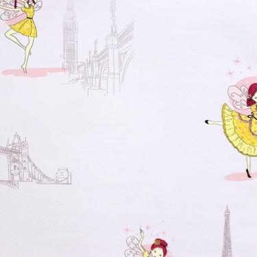 Imagem de Papel De Parede All Kids Fadas H2911805 Rolo 10m X 0,53m