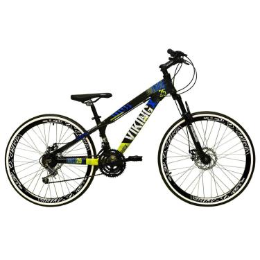 Imagem de Bicicleta Aro 26 Vikingx Tuff 21v Alumínio Freio a Disco Suspensão Aros Vmaxx-Unissex