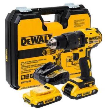 Imagem de Furadeira E Parafusadeira A Bateria 20v Dewalt Modelo Baterias E 1 Car