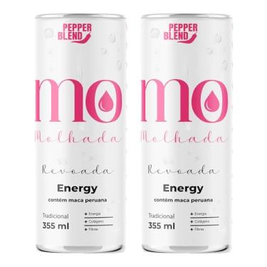 Imagem de Kit 2 Energético Funcional Revoada MO Molhada 355ml Sabor Guaraná, Maca Peruana e Vitaminas Pepper Blend