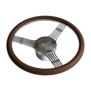 Imagem de Volante Billet Banjo Marrom Ford Chevrolet Dodge