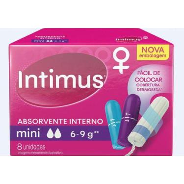 Imagem de Absorvente intimo interno mini 8 unid - UTENSILIOS - Intimus