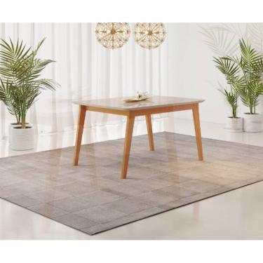 Imagem de Mesa de Jantar Elegance JCM Movelaria Cinamomo/Off 1,60 M