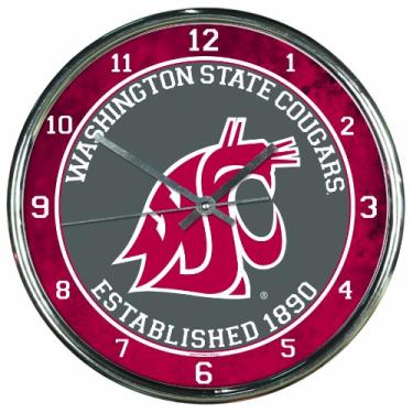 Imagem de Relógio cromado NCAA Washington State Cougars
