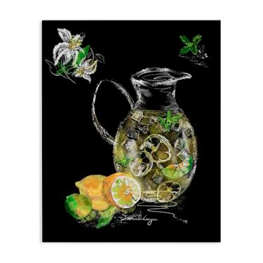 Imagem de Stupell Industries Iced Lemonade Pitcher Canvas Wall Art Design por Susan Lugar, 20 x 16