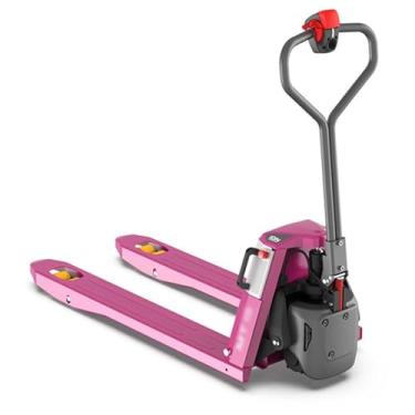 Imagem de Caminhão de paletes elétrico de paletes caminhão de bateria de lítio totalmente elétrico caminhões elevadores motorizados capacidade de 1,995 kg para armazenamento interno e manuseio de paletes