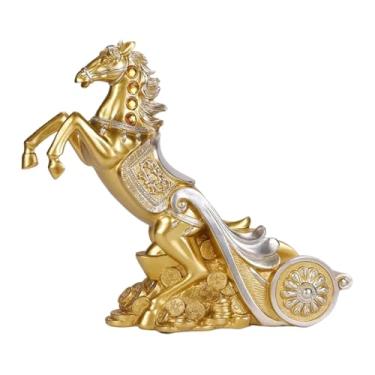 Imagem de ＫＬＫＣＭＳ Suporte para garrafa de vinho, estatueta de animal, escultura de cavalo em resina, estátua decorativa de mesa, suporte para vinho para jantar, casa,