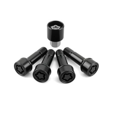 Imagem de Parafuso de trava de aro de roda com trava M14 x 1,5 de substituição 0019901707 adequado para Mercedes-Benz C300 C43 AMG C63 AMG S CLS450 E300 E350 G550 G63 AMG GLC300 GLE350 GLE4000 GLE63 AMG GLS450