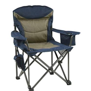Imagem de ZZTWER Cadeira de acampamento portátil ao ar livre, cadeira dobrável ao ar livre, mais cadeira de praia confortável de algodão, cadeira de lazer, cadeira de pesca, cadeira de descanso de encosto