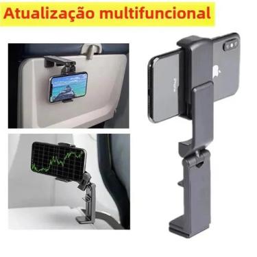 Imagem de Suporte De Telefone Portátil Dobrável Para Avião, Suporte Giratório Pa