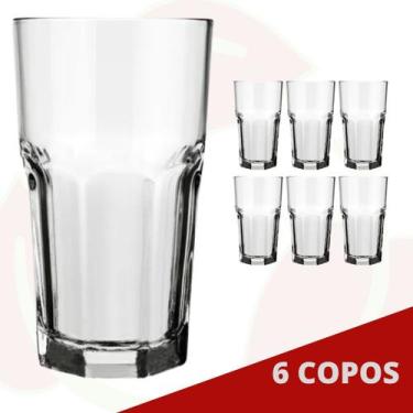 Imagem de 6 UNI Copo Bristol 340ML Nadir Café Água Suco Long Drink - NADIR FIGUE