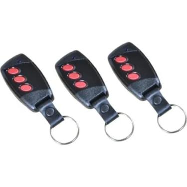 Imagem de kit 3 Controles Copiador 3 Botões Hombrus 433 Alarme Motor