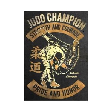 Imagem de Pôster De Artes Marciais Judo Karate Taekwondo Em Lona Para Decoração 