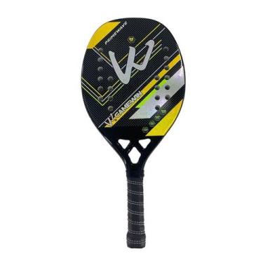 Imagem de Raquete de Padel em Fibra de Carbono 3K 4009 amarelo - J-one