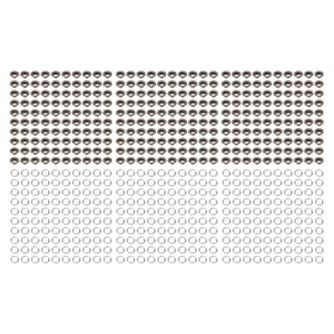 Imagem de TOPINCN 300 Conjuntos de 6 Mm 201 Ilhas de Aço Inoxidável, Suprimentos de Hardware de Roupas Duráveis, Kit de ilhó Com Arruelas para Artesanato de Bricolage, Trabalho de Couro, Lona, (Bronze)