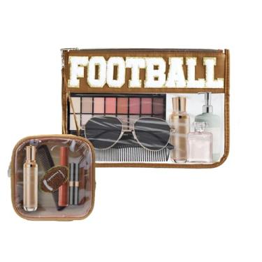 Imagem de DMJRZTF Sacos de carta de chenille, bolsas de futebol americano