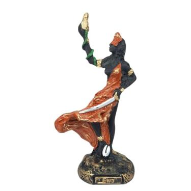 Imagem de Imagem Iemanjá Iansã Oxalá obaluaê Exu pomba gira orixás diversos modelos resina 15 cm (Ewa)