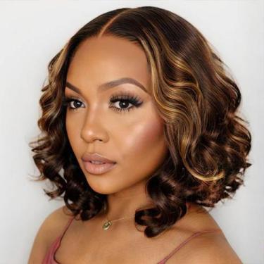 Imagem de Peruca ISEE Wear Go Glueless Bob Human Hair, destaque de 14 polegadas