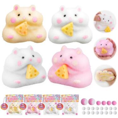 Imagem de Brinquedos Squishy Hamster BESNEL Taba Soft Fufu para aliviar o estres