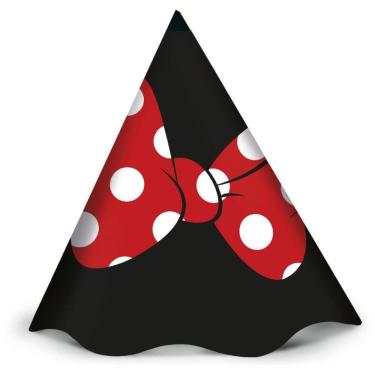 Imagem de Kit Chapéu Minnie Mouse Aniversário Festa 12 Unidades