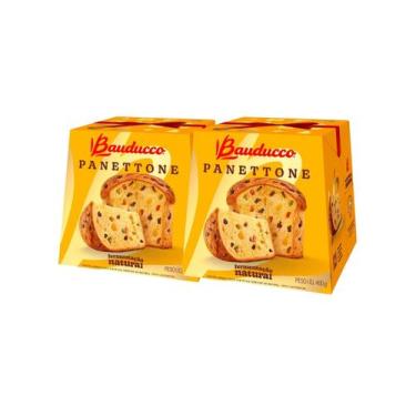 Imagem de Kit c/ 2 Panettone Bauducco Frutas Cristalizadas 400g