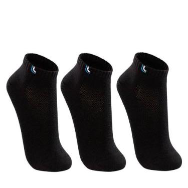 Imagem de Meia Lupo Walk Kit com 3 Pares, Preto, UNI