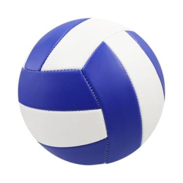 Imagem de simhoa Vôlei tamanho 5 bola oficial de vôlei de vôlei para adolescentes, Branco Azulado