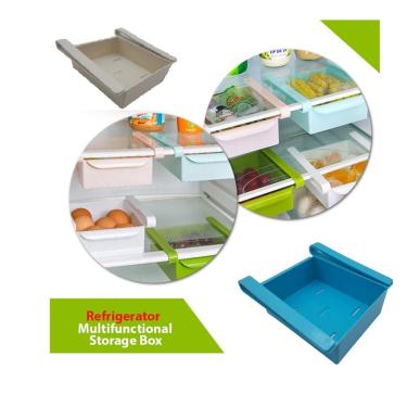 Imagem de Gaveta Para Geladeira Multiuso Organizador Para Legumes Verduras Refrigerador Acessorios Maquiagem Portatil Cor:vermelho